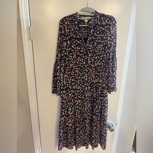 Michael Kors flora spring, midi/maxi dress.